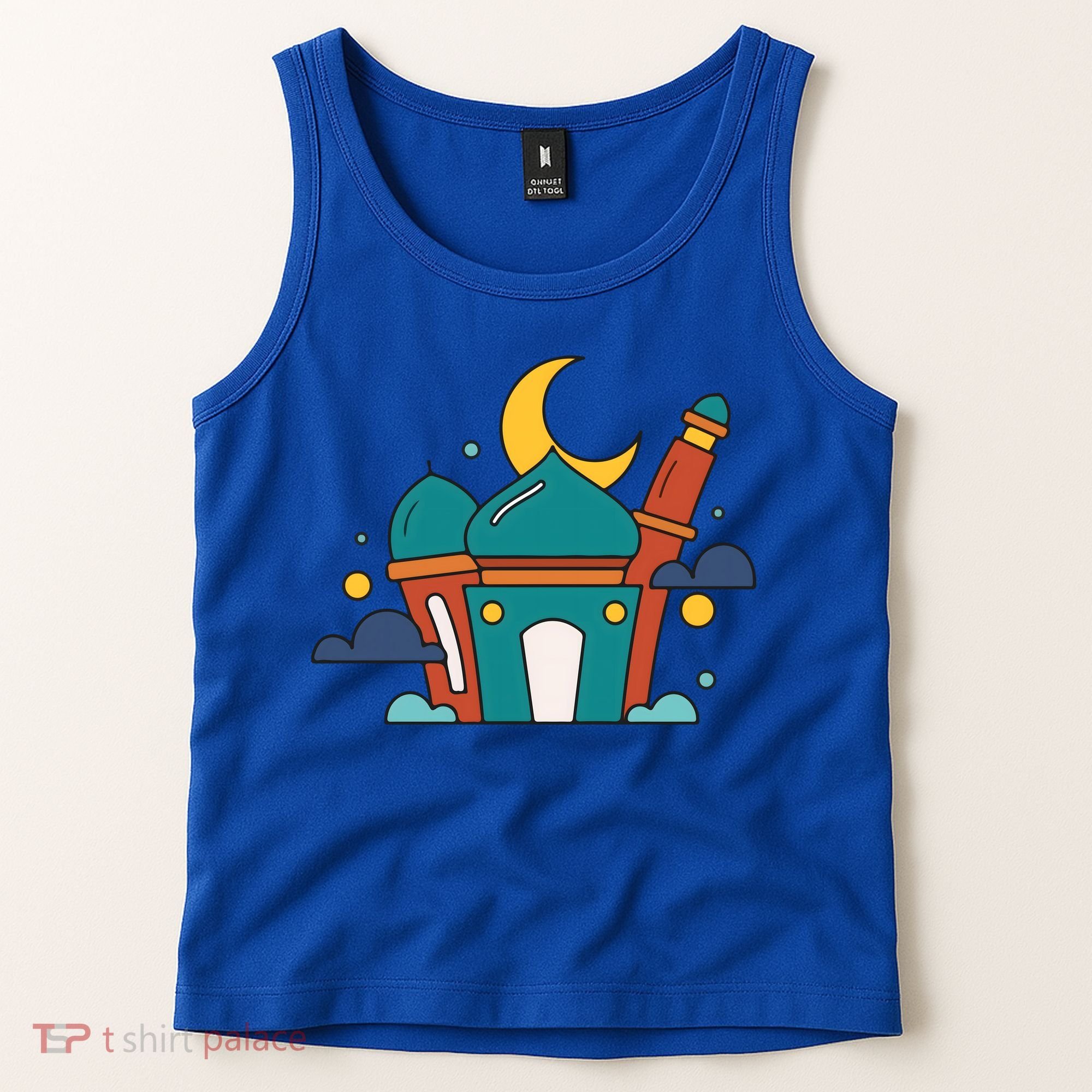 Islamic Cute Ramadan Mubarak Arabic Gift Tank Top