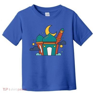 Islamic Cute Ramadan Mubarak Arabic Gift Toddler T-Shirt