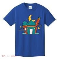 Islamic Cute Ramadan Mubarak Arabic Gift Kids T-Shirt thumb 0