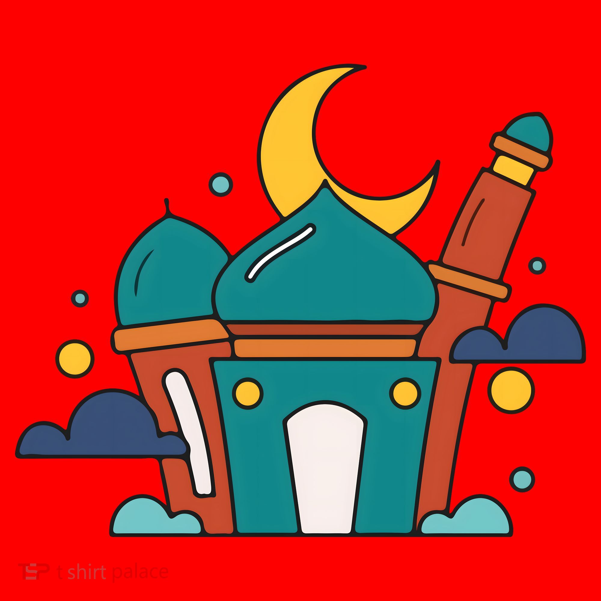 Islamic Cute Ramadan Mubarak Arabic Gift Santa Hat