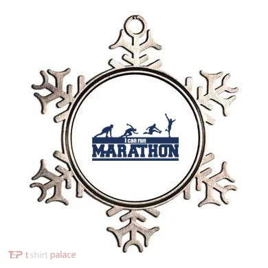 I Can Run Marathon Ornament
