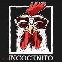 Incocknito Cock Rooster Wearing Sunglasses Chicken Lover Women's Tank Top thumb 5