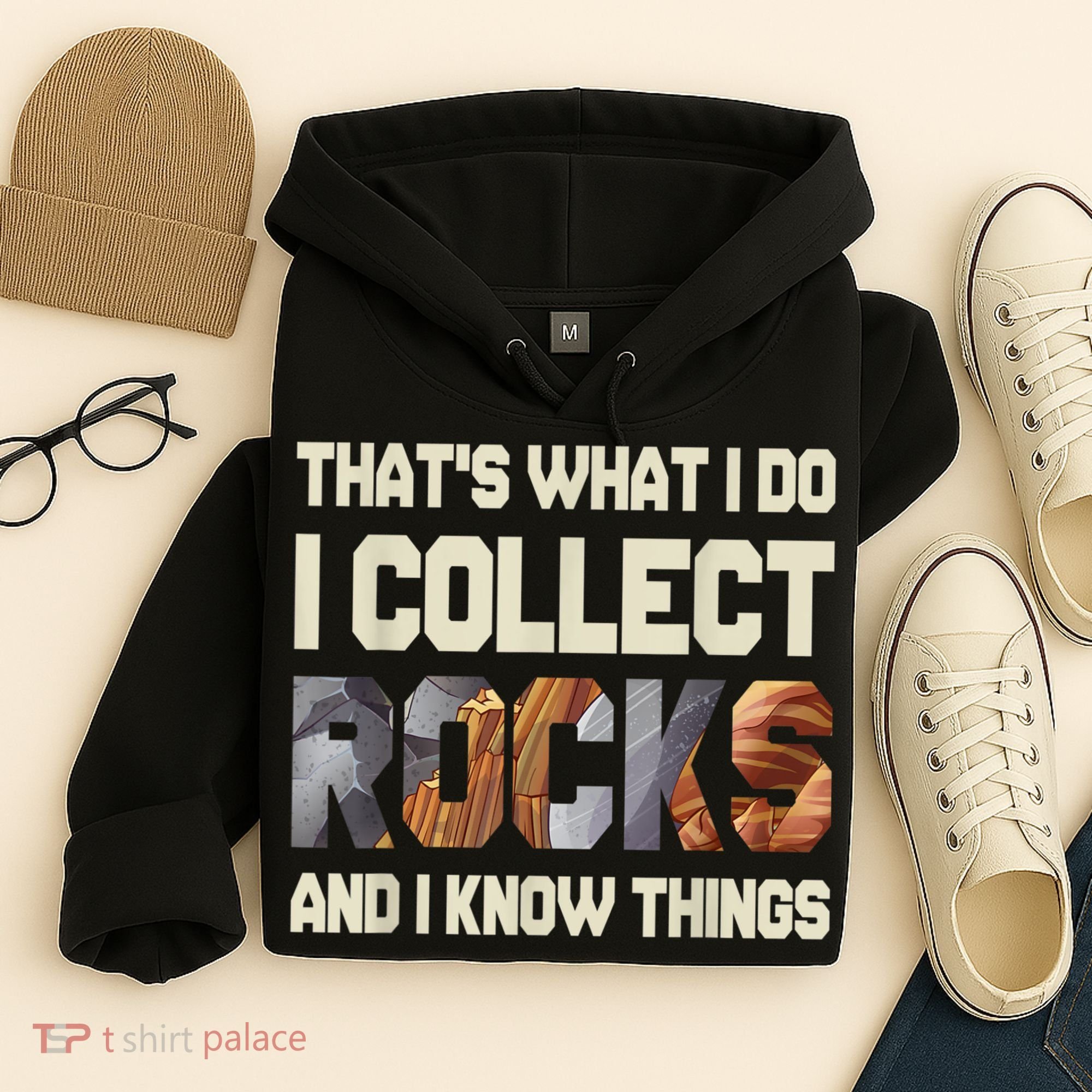 I Collect Rocks And I Know Things Geology Geologist Geode Hoodie