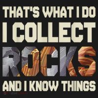 I Collect Rocks And I Know Things Geology Geologist Geode Women's Hoodie thumb 2