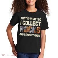 I Collect Rocks And I Know Things Geology Geologist Geode Kids T-Shirt thumb 2