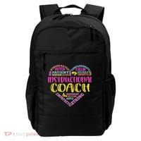 Instructional Coach Rainbow Heart Instructional Coach Gifts Backpack thumb 0