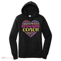 Instructional Coach Rainbow Heart Instructional Coach Gifts Women's Hoodie thumb 0