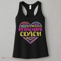 Instructional Coach Rainbow Heart Instructional Coach Gifts Women's Tank Top thumb 3