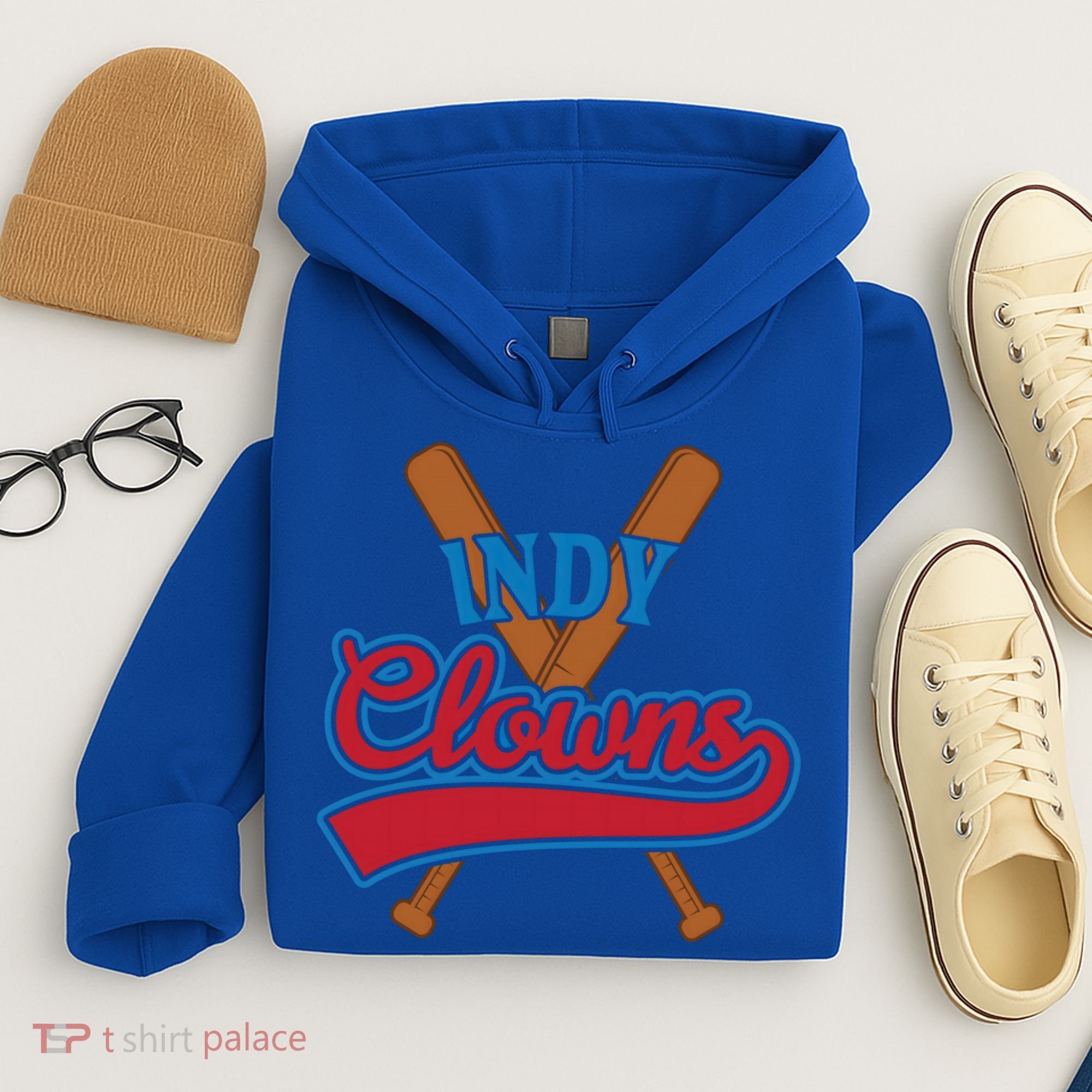 Indianapolis Clowns Retro Indy Baseball Fan Gift Idea Gift Hoodie