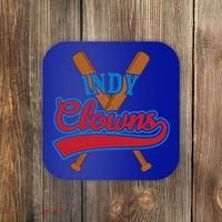 Indianapolis Clowns Retro Indy Baseball Fan Gift Idea Gift Coaster thumb 0