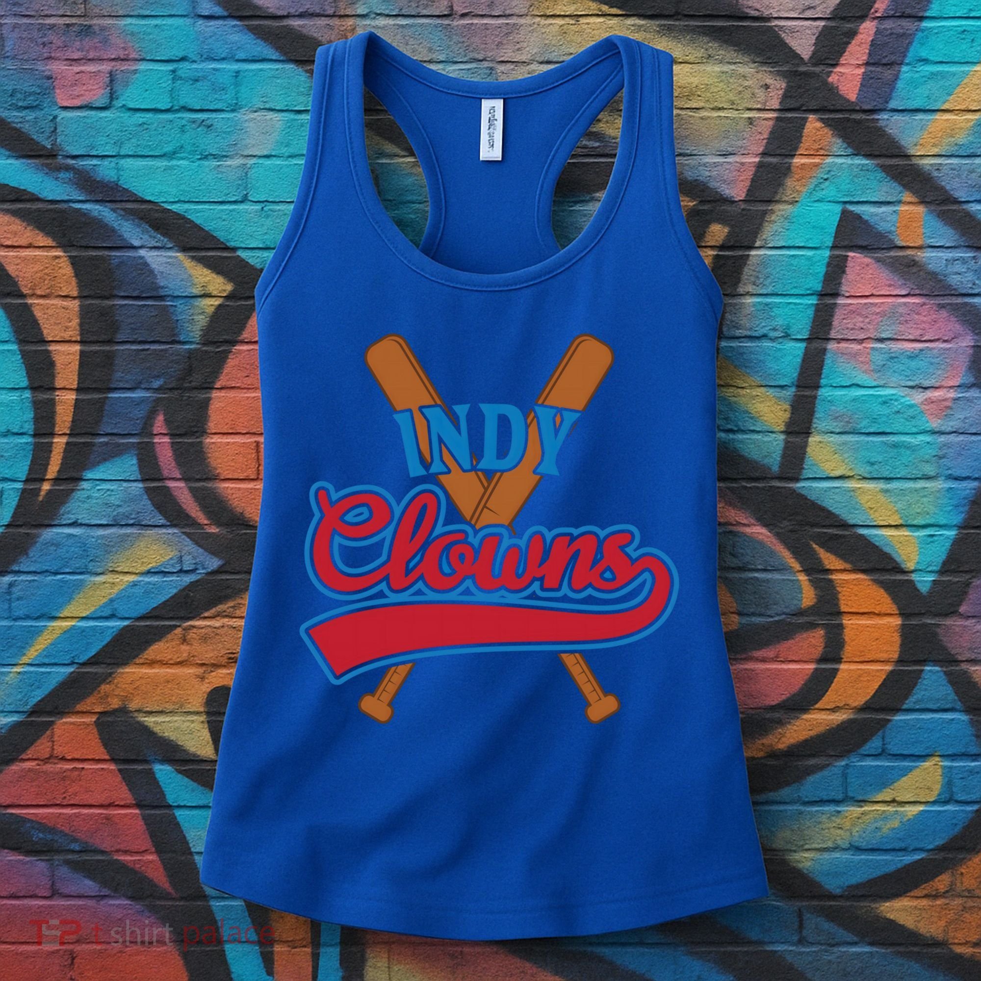 Indianapolis Clowns Retro Indy Baseball Fan Gift Idea Gift Women's Tank Top