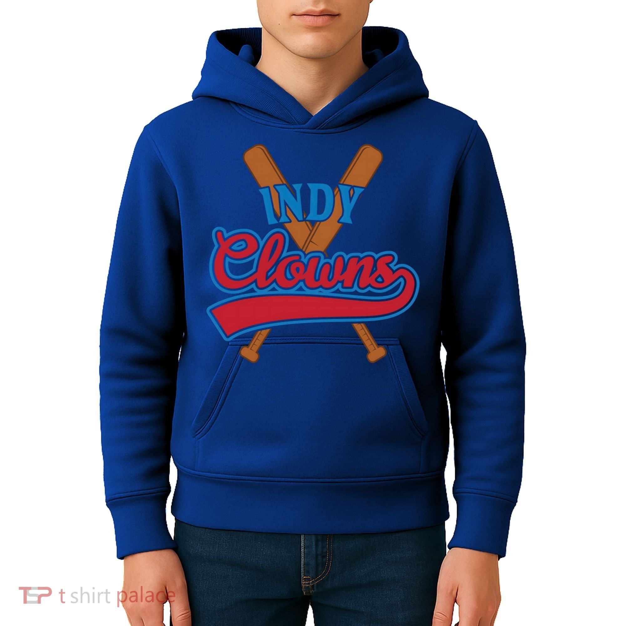 Indianapolis Clowns Retro Indy Baseball Fan Gift Idea Gift Kids Hoodie