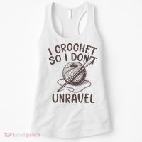 I Crochet So I Don’t Unravel Crochet Women's Tank Top thumb 0