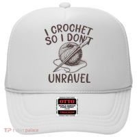I Crochet So I Don’t Unravel Crochet Hat thumb 0