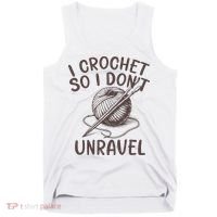 I Crochet So I Don’t Unravel Crochet Tank Top thumb 0