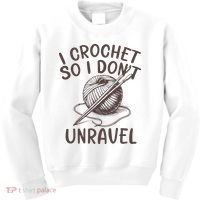 I Crochet So I Don’t Unravel Crochet Kids Sweatshirt thumb 0