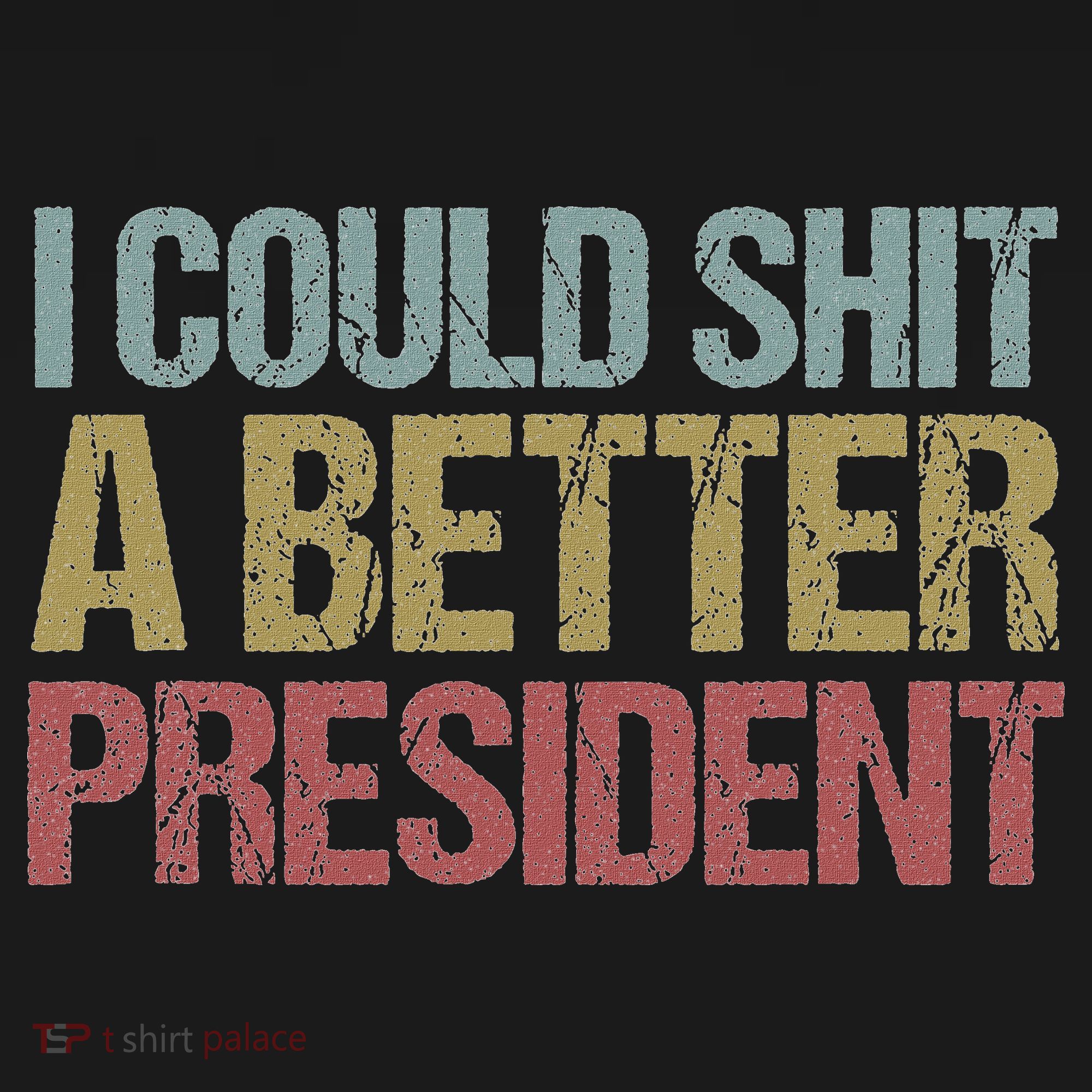 I Could Shit A Better President Funny Anti Trump Protest Apron