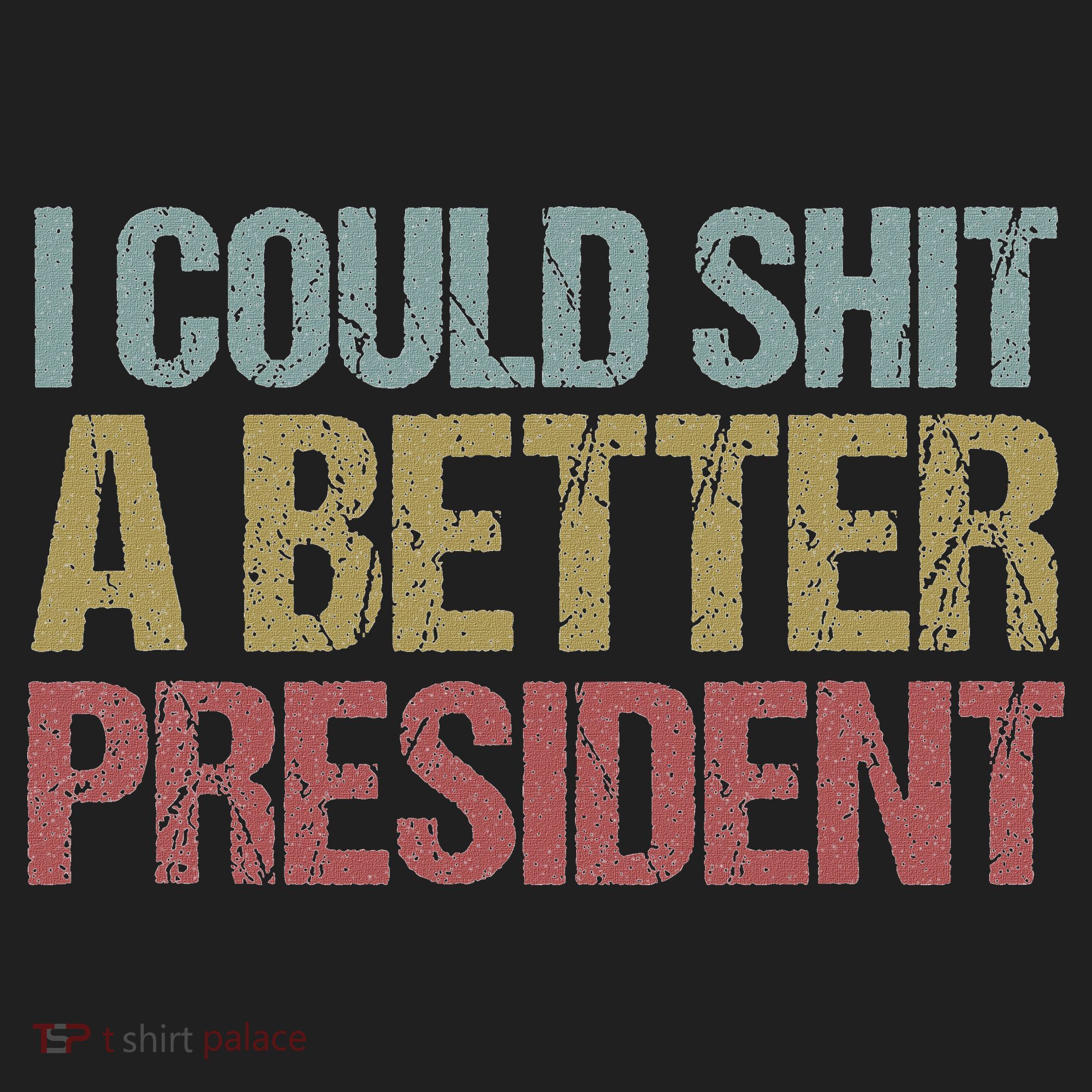 I Could Shit A Better President Funny Anti Trump Protest Beanie