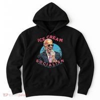 Ice Cream Socialism Rules for Thee Not for Me Joe Biden Hoodie thumb 0
