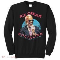 Ice Cream Socialism Rules for Thee Not for Me Joe Biden Sweatshirt thumb 0