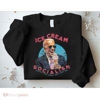 Ice Cream Socialism Rules for Thee Not for Me Joe Biden Sweatshirt thumb 2