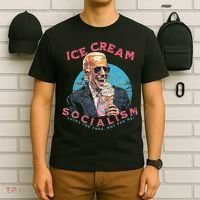 Ice Cream Socialism Rules for Thee Not for Me Joe Biden T-Shirt thumb 6