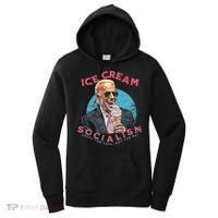 Ice Cream Socialism Rules for Thee Not for Me Joe Biden Women's Hoodie thumb 0