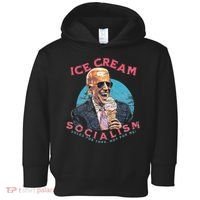 Ice Cream Socialism Rules for Thee Not for Me Joe Biden Toddler Hoodie thumb 0