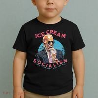 Ice Cream Socialism Rules for Thee Not for Me Joe Biden Toddler T-Shirt thumb 2