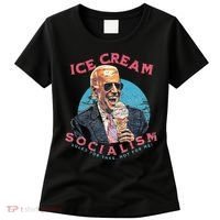 Ice Cream Socialism Rules for Thee Not for Me Joe Biden Women's T-Shirt thumb 0