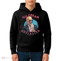 Ice Cream Socialism Rules for Thee Not for Me Joe Biden Kids Hoodie thumb 4