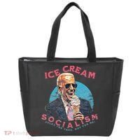 Ice Cream Socialism Rules for Thee Not for Me Joe Biden Tote Bag thumb 0