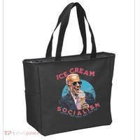 Ice Cream Socialism Rules for Thee Not for Me Joe Biden Tote Bag thumb 2