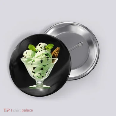 Ice Cream Softball & Baseball Button