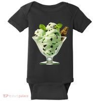 Ice Cream Softball & Baseball Baby Bodysuit thumb 0