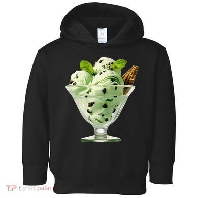 Ice Cream Softball & Baseball Toddler Hoodie