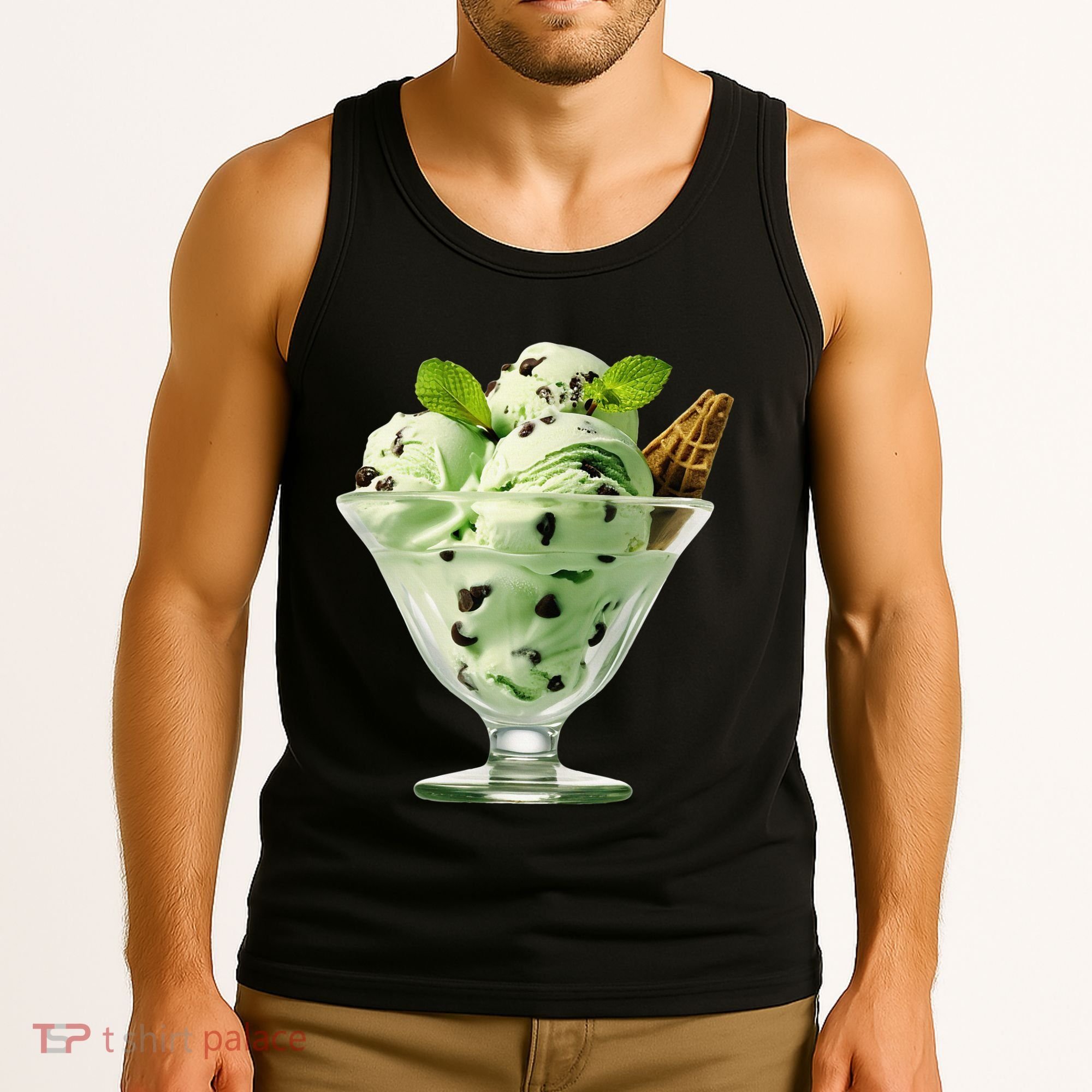Ice Cream Softball & Baseball Tank Top