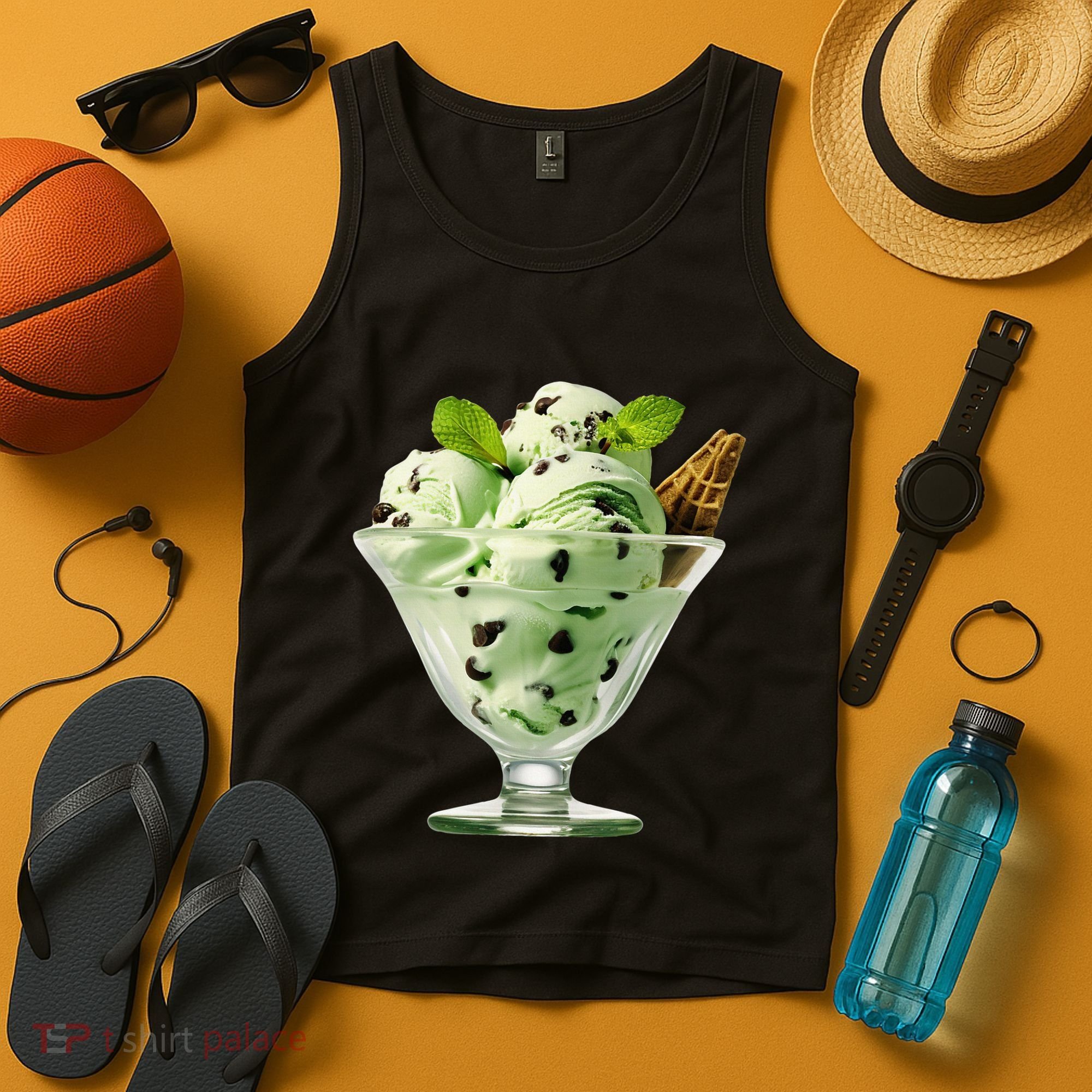 Ice Cream Softball & Baseball Tank Top