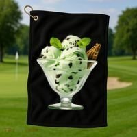 Ice Cream Softball & Baseball Golf Towel thumb 1