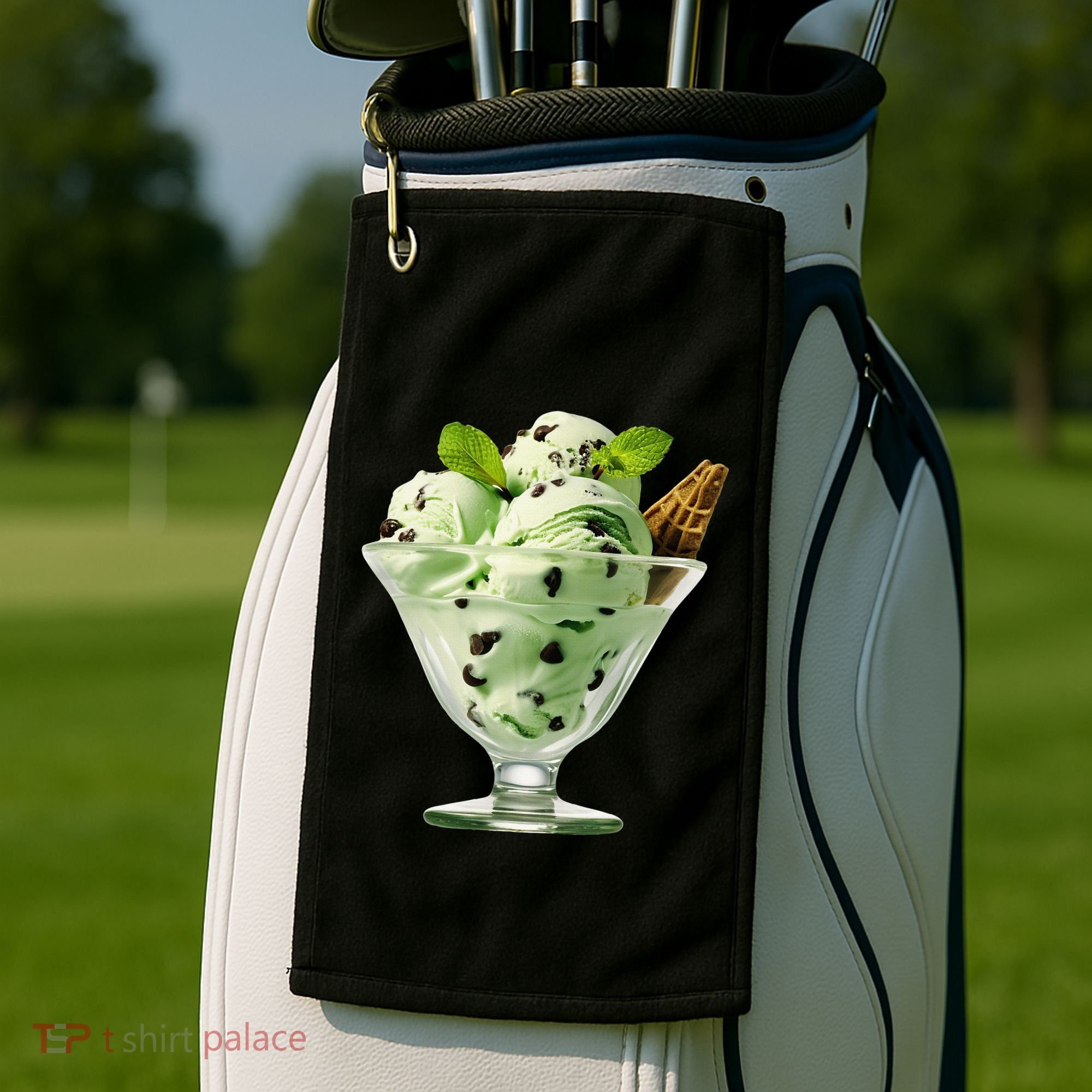 Ice Cream Softball & Baseball Golf Towel
