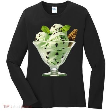 Ice Cream Softball & Baseball Women's Long Sleeve Shirt