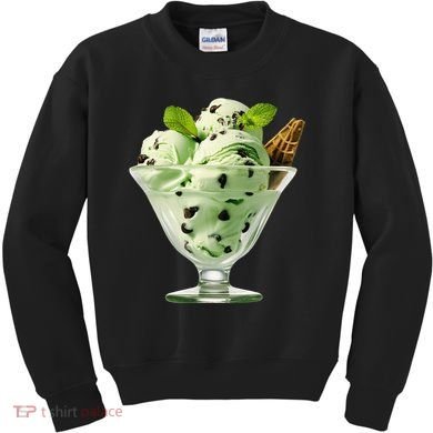 Ice Cream Softball & Baseball Kids Sweatshirt
