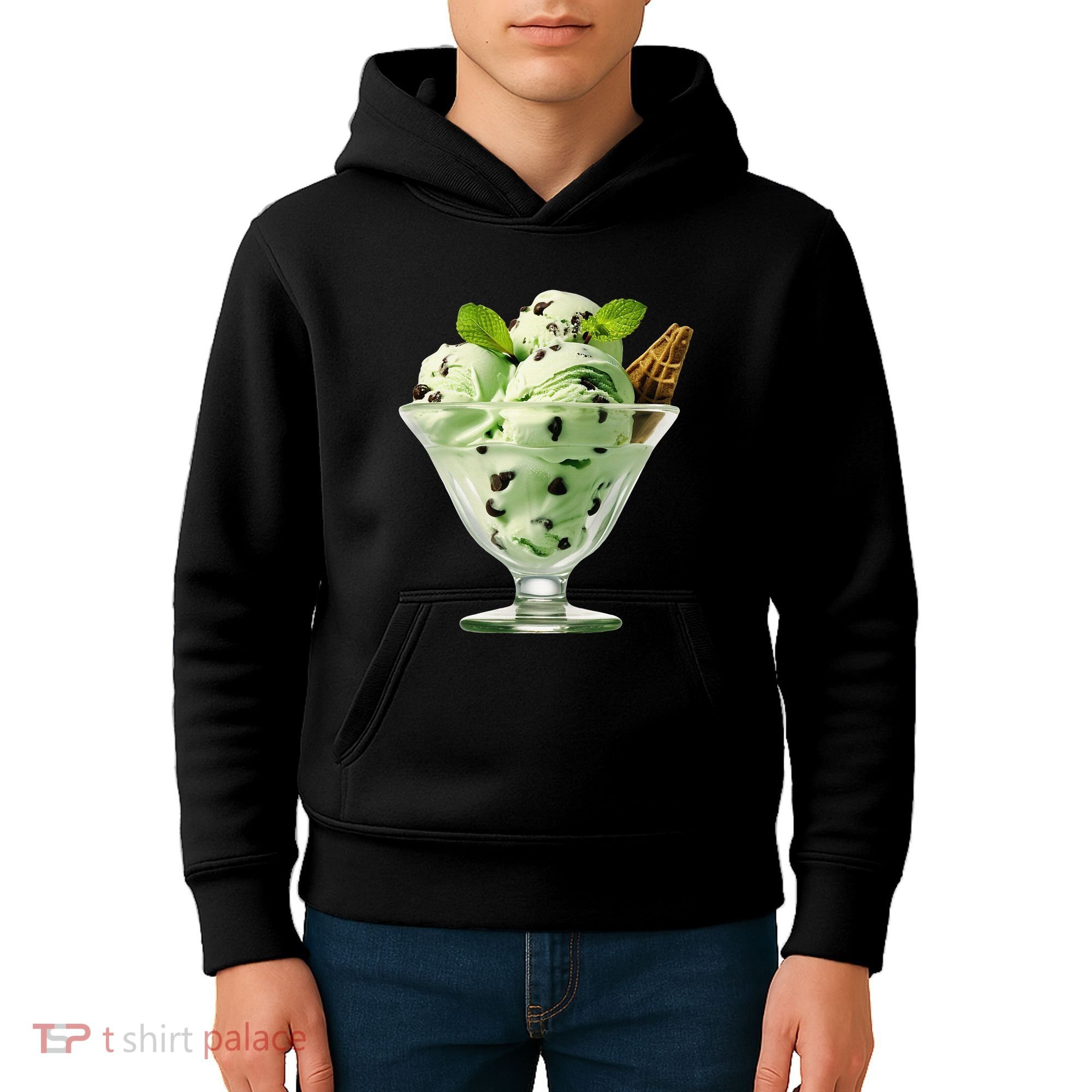 Ice Cream Softball & Baseball Kids Hoodie