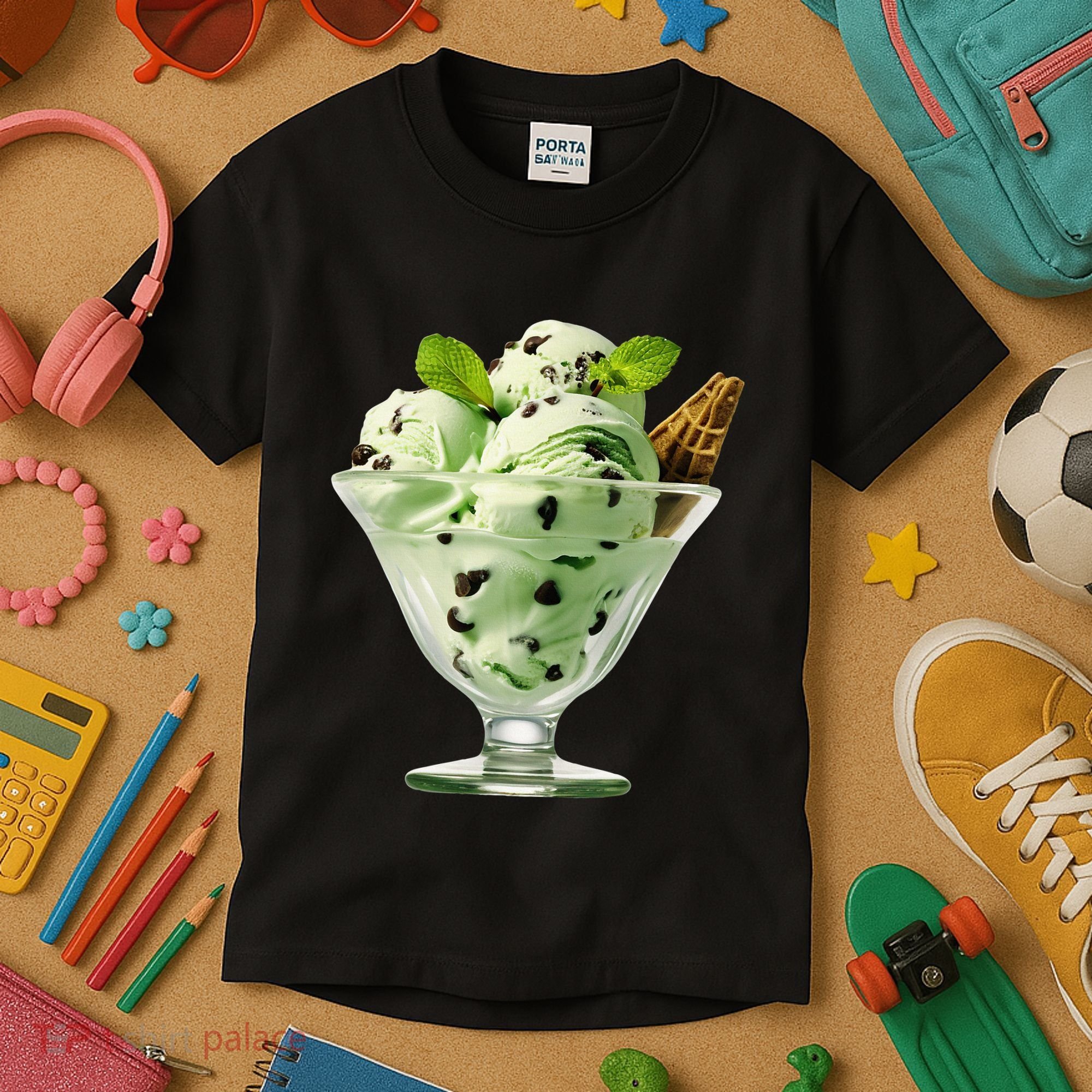 Ice Cream Softball & Baseball Kids T-Shirt