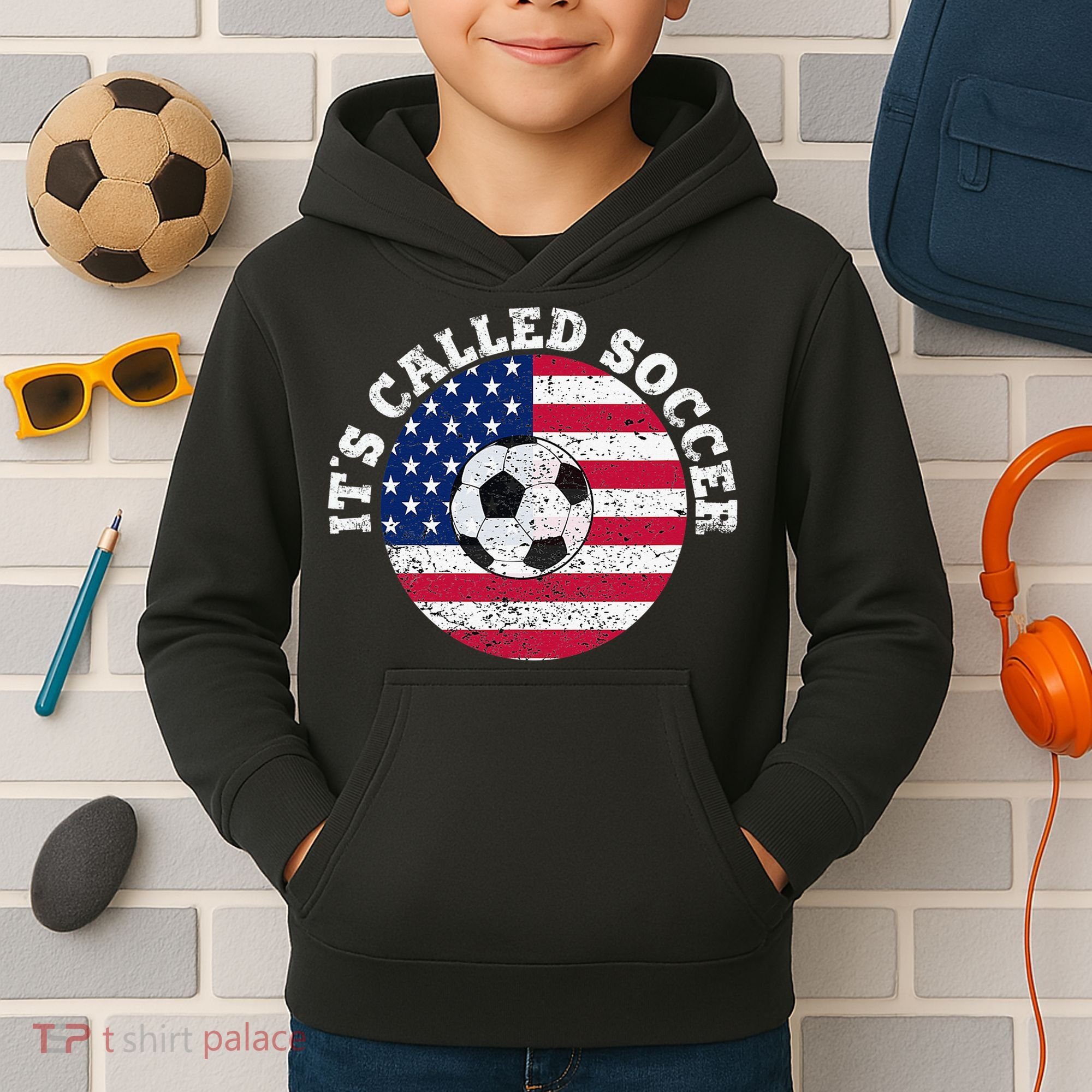 it's called soccer Kids Hoodie