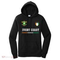 Ivory Coast Sportsoccer Jersey Flag Football Women's Hoodie thumb 0