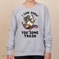 I Can Show You Some Trash, Funny Raccoon And Possum Women's Sweatshirt thumb 0