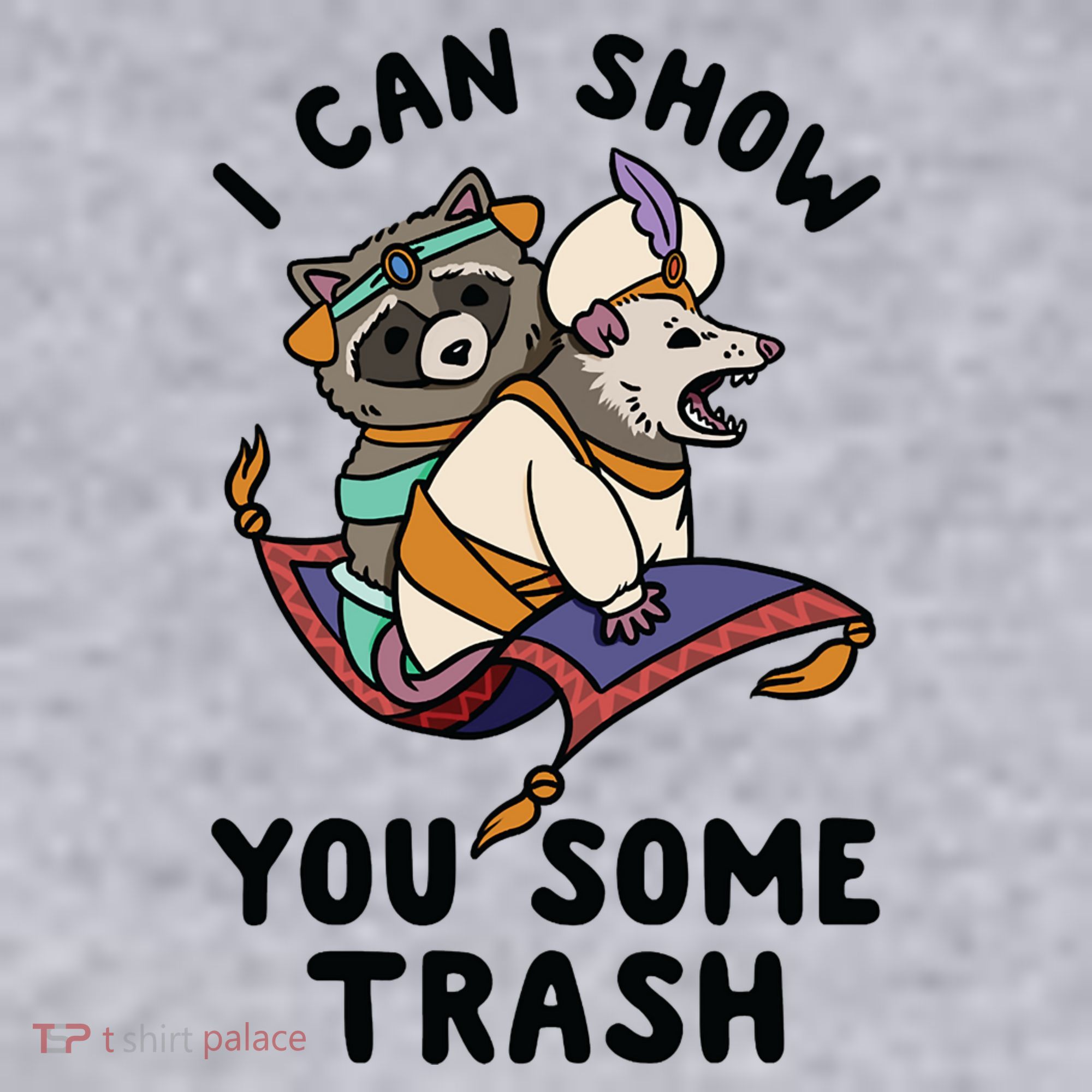I Can Show You Some Trash, Funny Raccoon And Possum Women's Sweatshirt