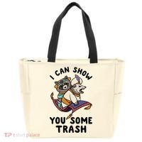 I Can Show You Some Trash, Funny Raccoon And Possum Tote Bag thumb 0