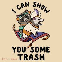 I Can Show You Some Trash, Funny Raccoon And Possum Tote Bag thumb 4